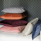 Glamour - Coussin Déco - Bleu