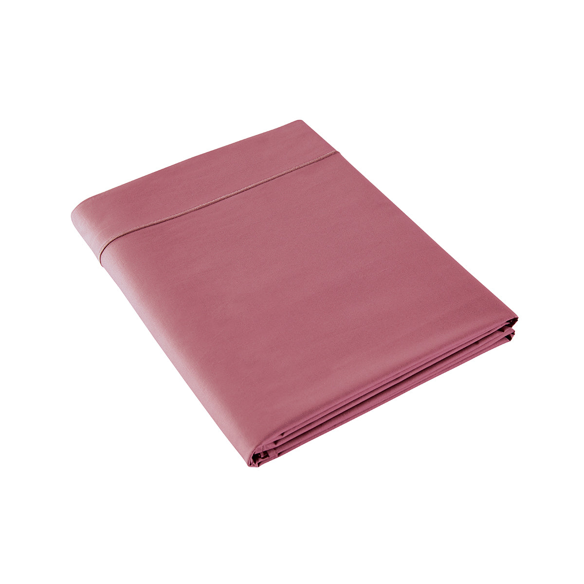 Percale Unie - Sábana Encimera - Rosa Antiguo