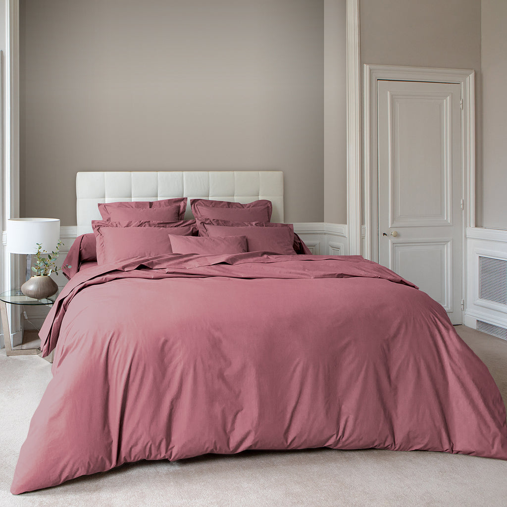 Plain Percale - Duvet Cover - Old Rose