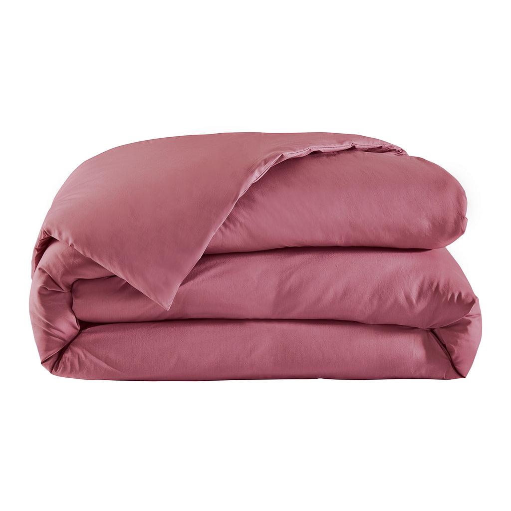 Plain Percale - Duvet Cover - Old Rose
