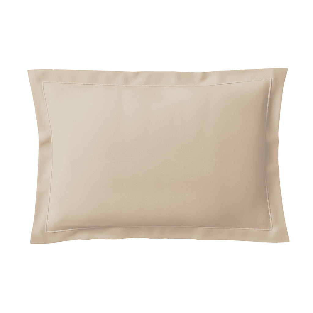 Percale Unie - Funda de Almohada - Beige
