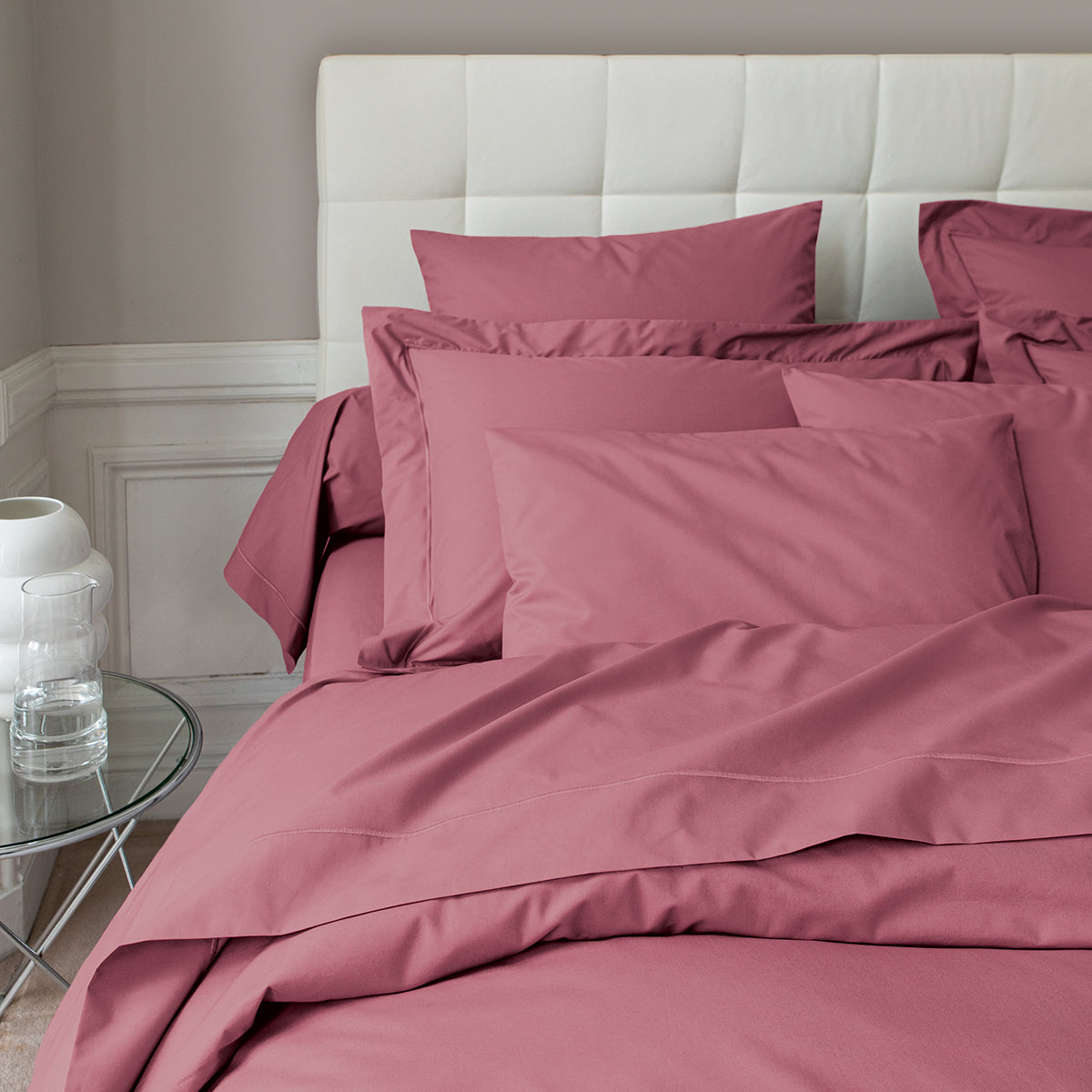 Plain Percale - Pillowcase - Old Rose