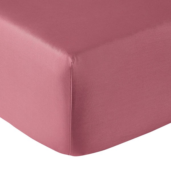 Percale Unie - Drap Housse - Vieux Rose