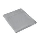 Plain Satin - Flat Sheet - Grey