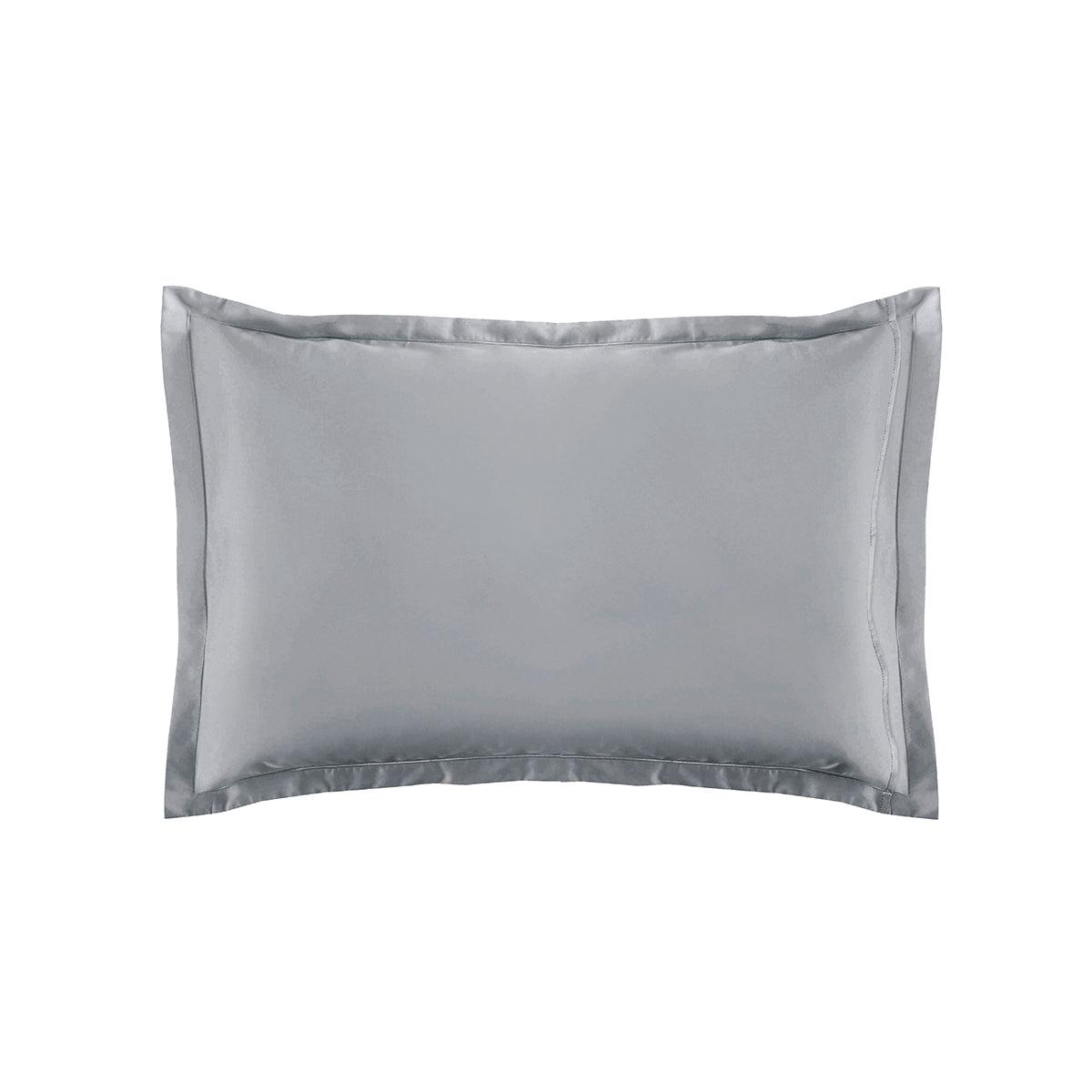 Satin Uni - Funda de Almohada - Gris