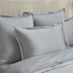 Satin Uni - Funda de Almohada - Gris