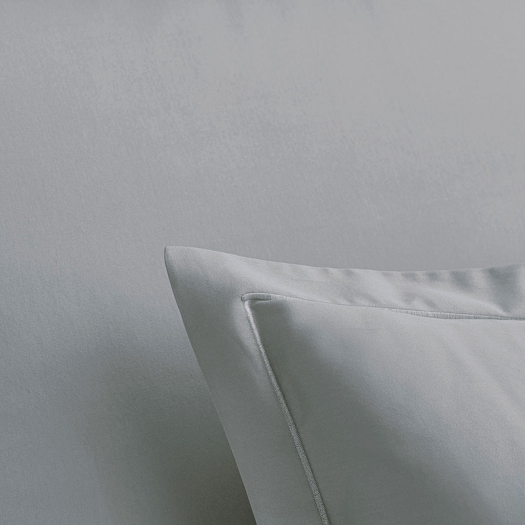 Satin Uni - Funda de Almohada - Gris