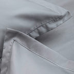 Satin Uni - Funda de Almohada - Gris