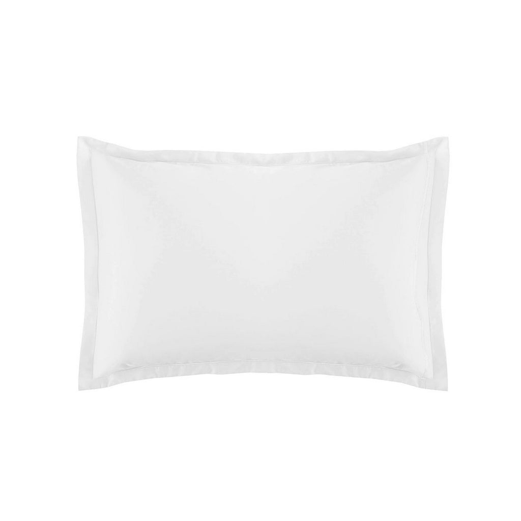 Satin Uni - Taie d'Oreiller - Blanc