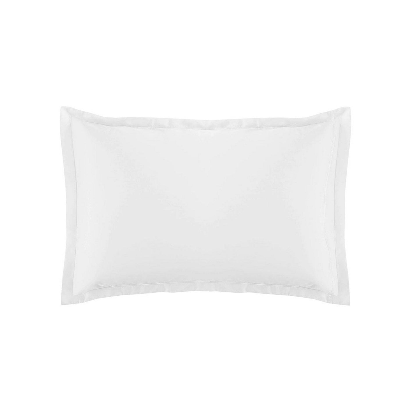 Satin Uni - Taie d'Oreiller - Blanc