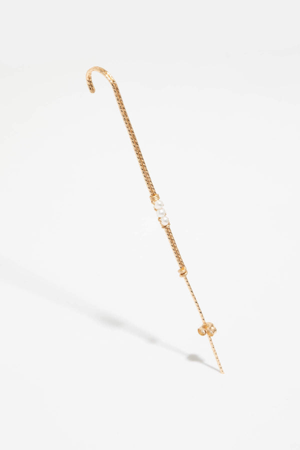 Bijou D'Oreille Traversant - Perle De Culture