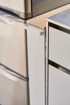 Storage Trolley With Handle - Tower - White