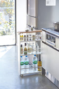 Storage Trolley With Handle - Tower - White