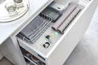 Set Of 2 Stackable S Organisers - Tower - Transparent