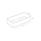 Set Of 2 Stackable Storage Boxes - Tower - White