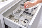 Set Of 2 Stackable Storage Boxes - Tower - White