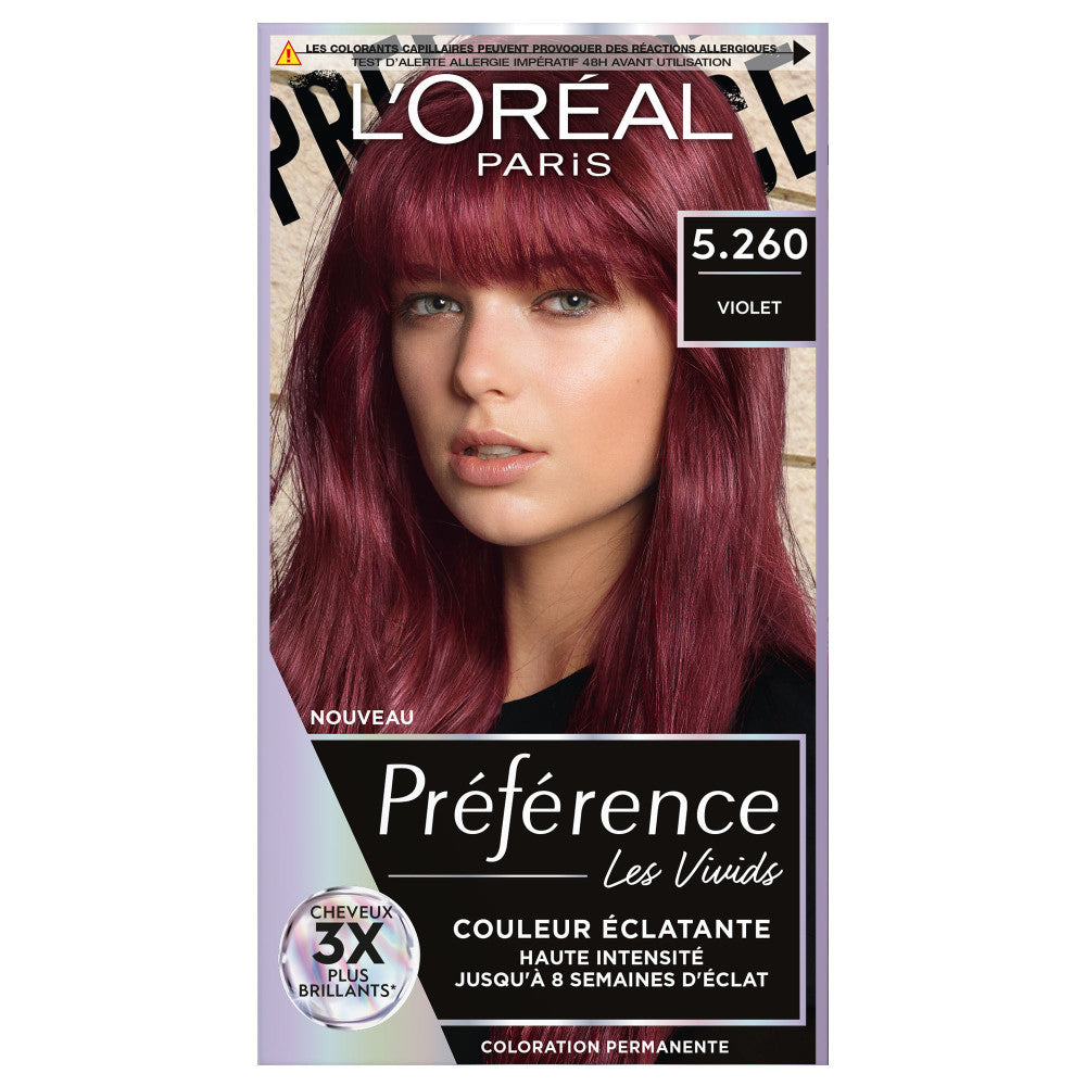 Preferencia Color brillante 5.260 Púrpura