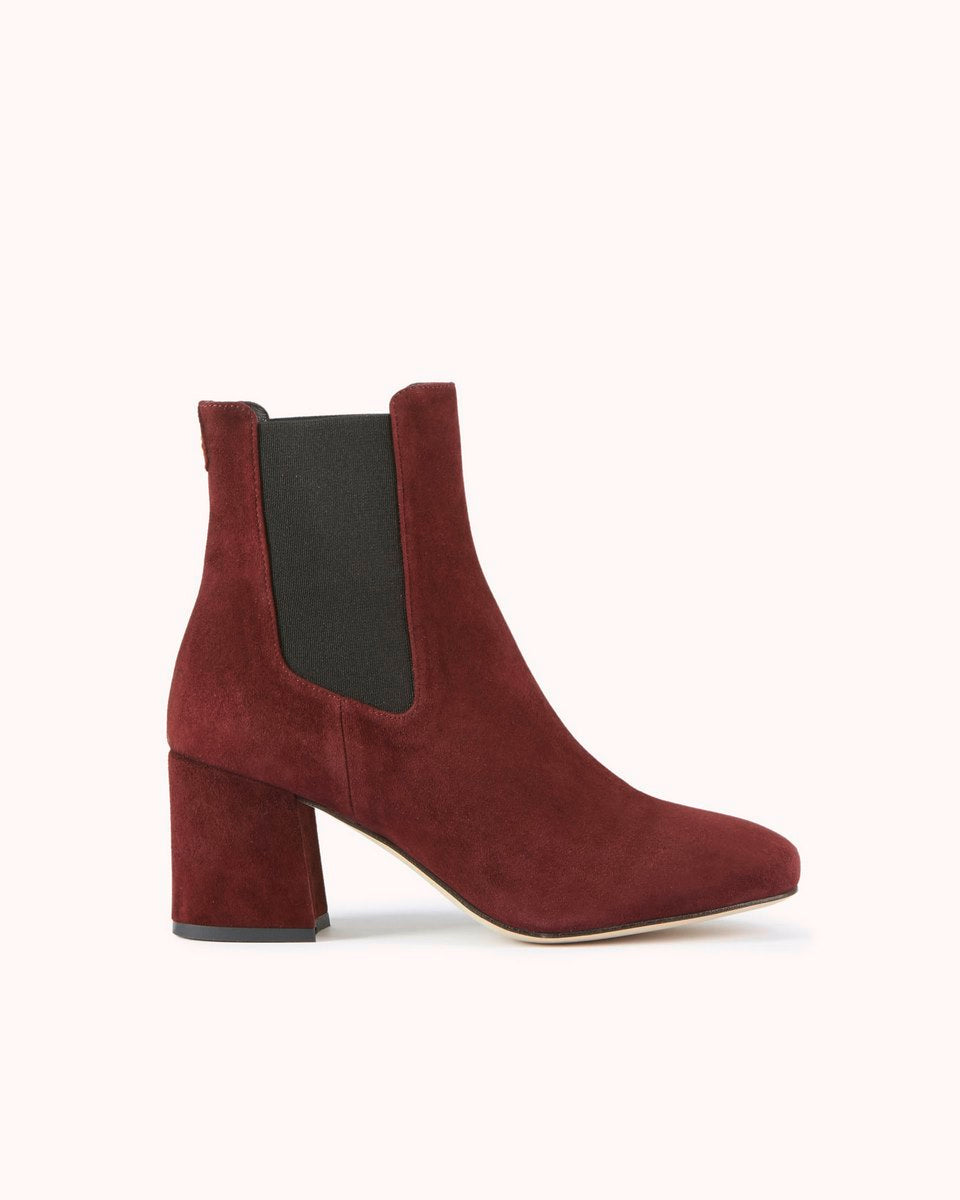 Botas Chelsea Lacado - Burdeos