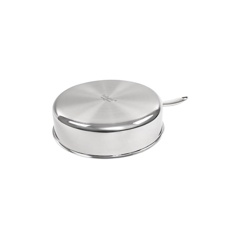 Hera - Sauteuse Triplex Antiadhésive - 28x8Cm - Noir/Argenté