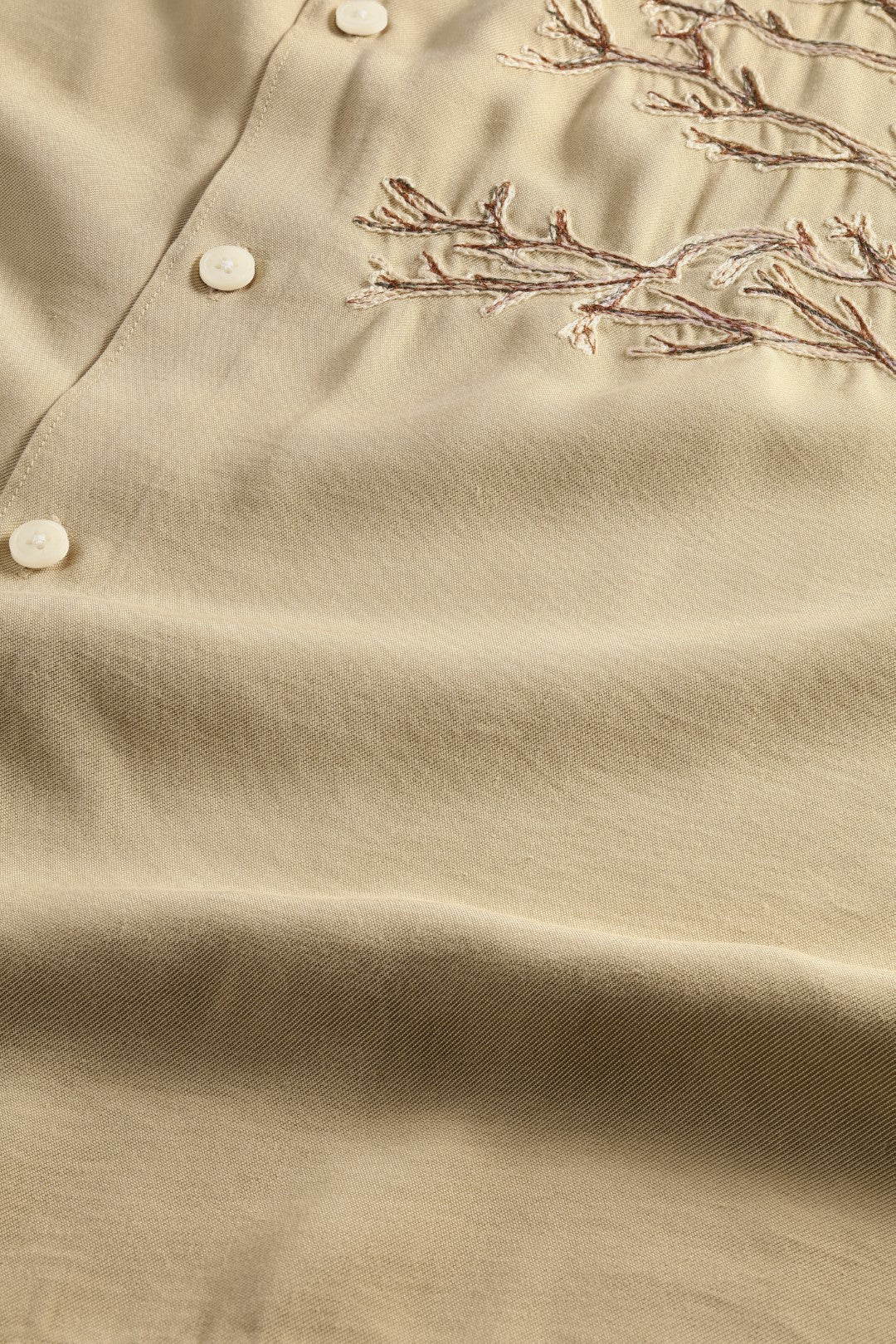 Julio Ss Emb Short Sleeve Shirt - White Pepper