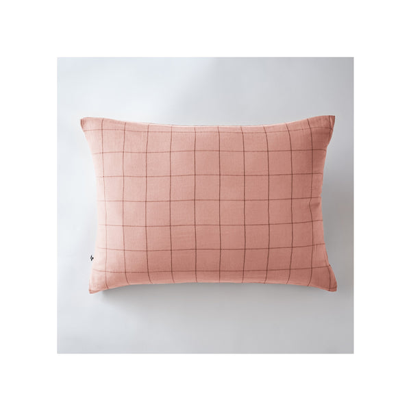 Gaia Match - Pillowcase - Double Cotton Gauze - Peach Pink