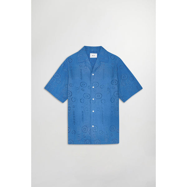 Camisa Ben Ss de manga corta - Cuarzo azul