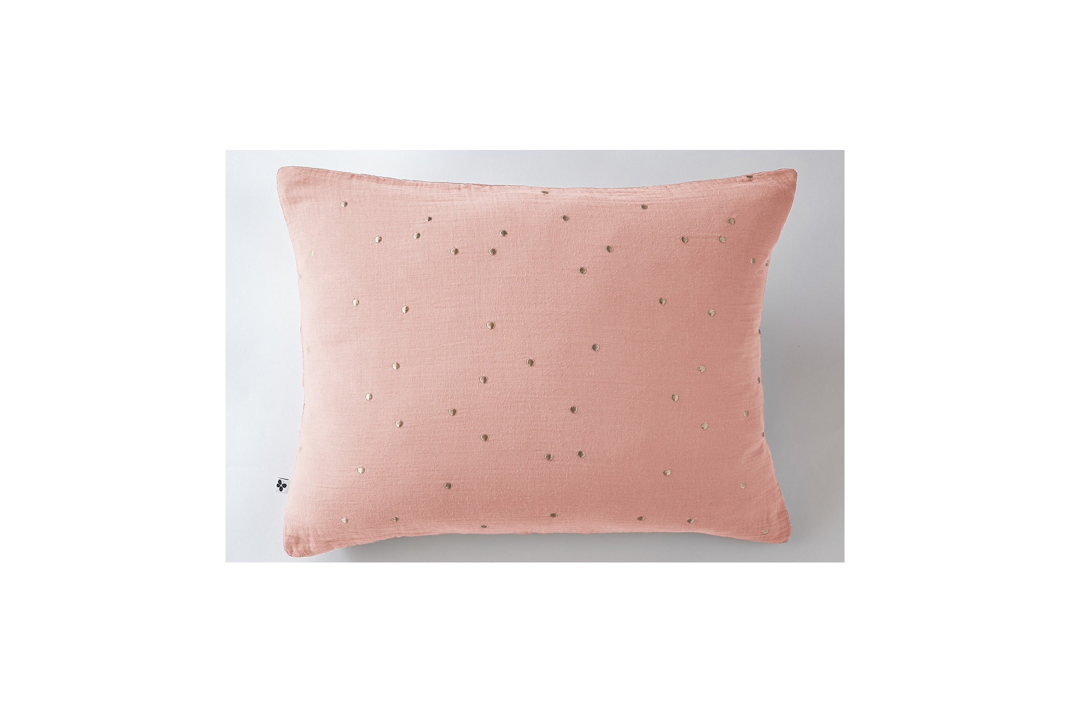 Funda de Almohada - Gasa Doble de Algodón - Gaia Chic - Rosa Melocotón