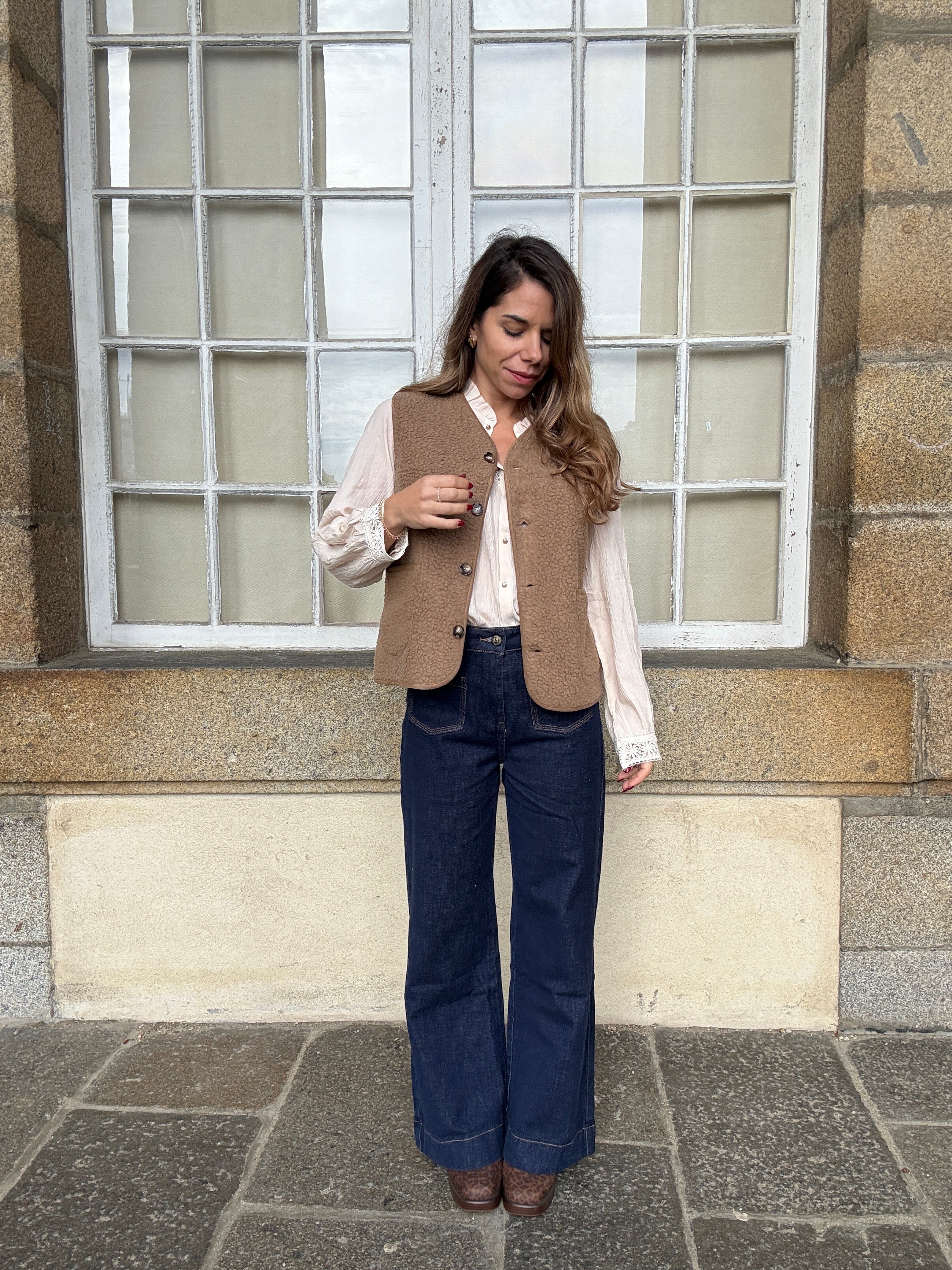 Berger Arianne Camel Vest