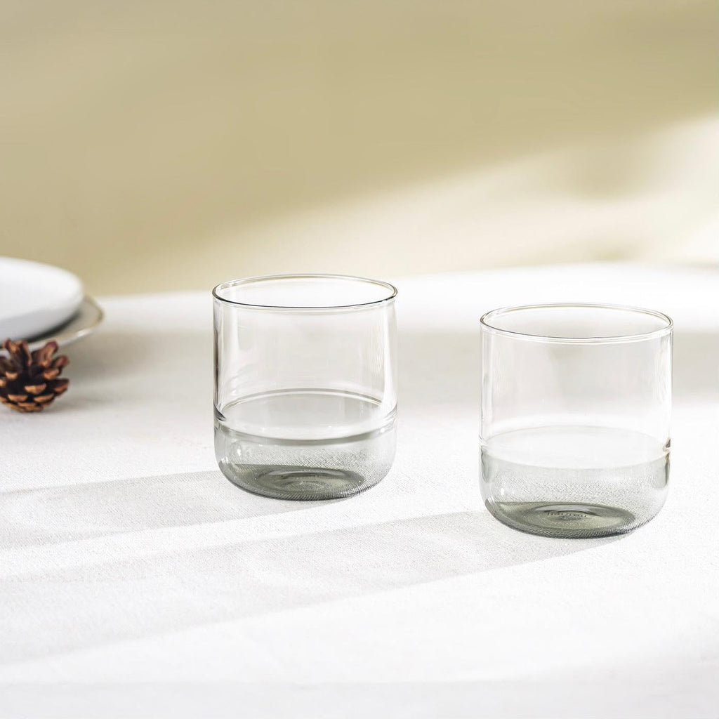 Ambra - Set Of 2 Glasses - 34Cl - Grey