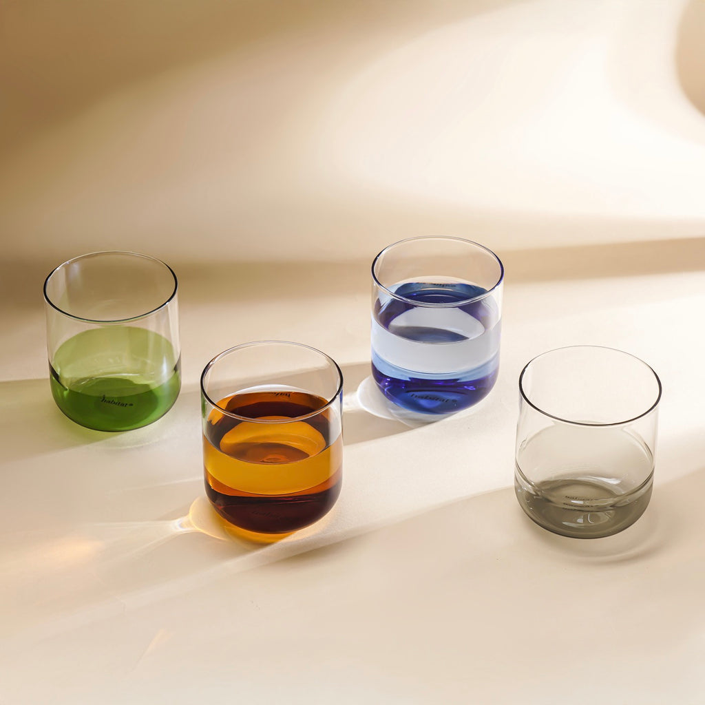 Ambra - Set Of 2 Glasses - 34Cl - Grey