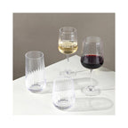 Cléo - Lot De 6 Verres À Eau En Verre Cristallin - 35Cl - Transparent