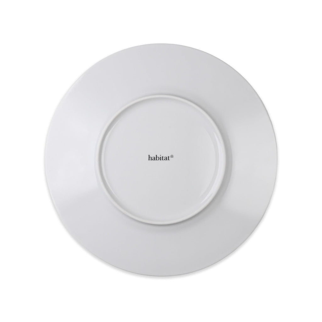 Solène - Lot De 6 Grandes Assiettes Plates - Ø29Cm - Blanc
