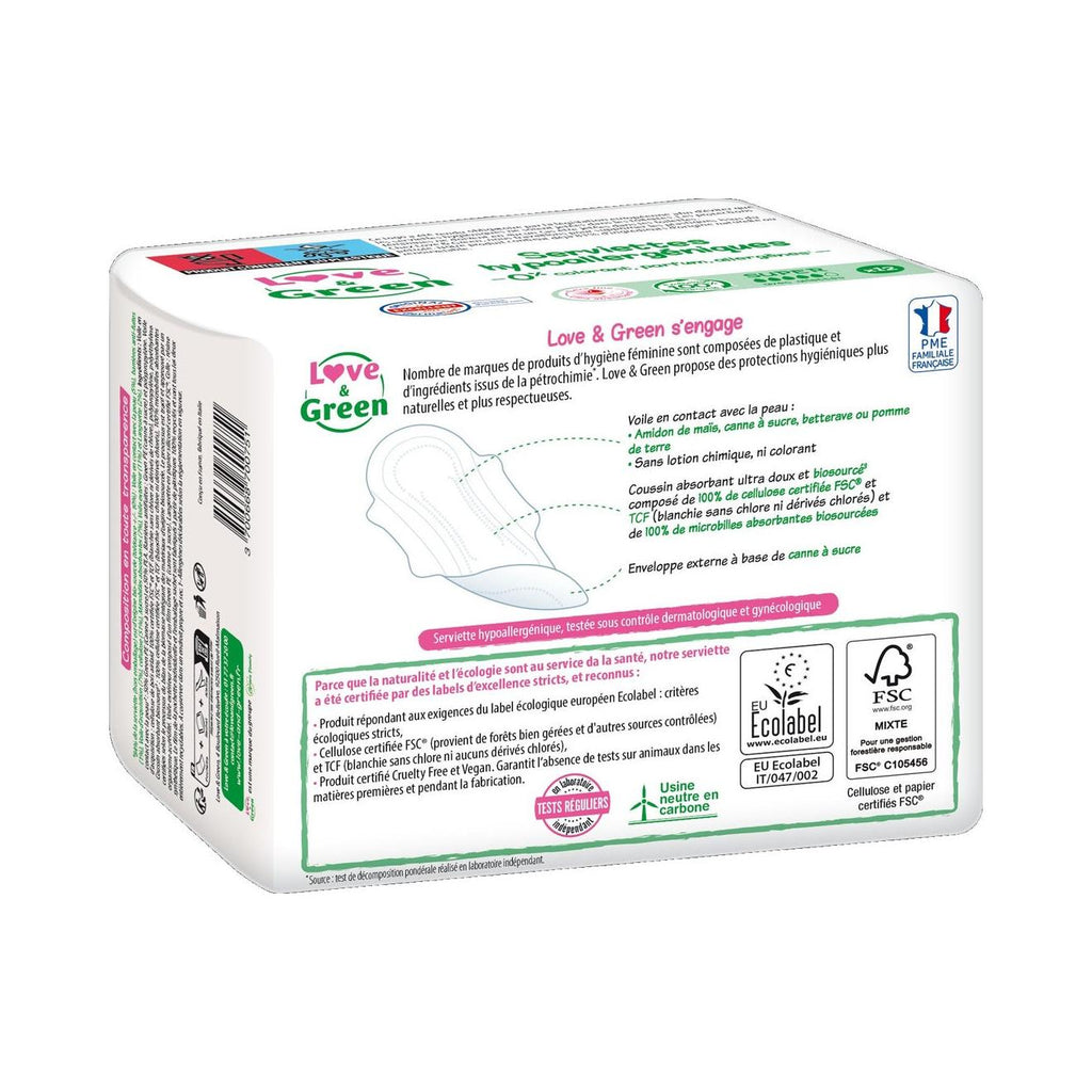 Assorbenti Ipoallergenici Ed Ecologici "Super" X 12