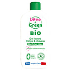 Gel Cuerpo y Cabello Certificado Bio Sin Perfume Sin Sulfatos, 500Ml