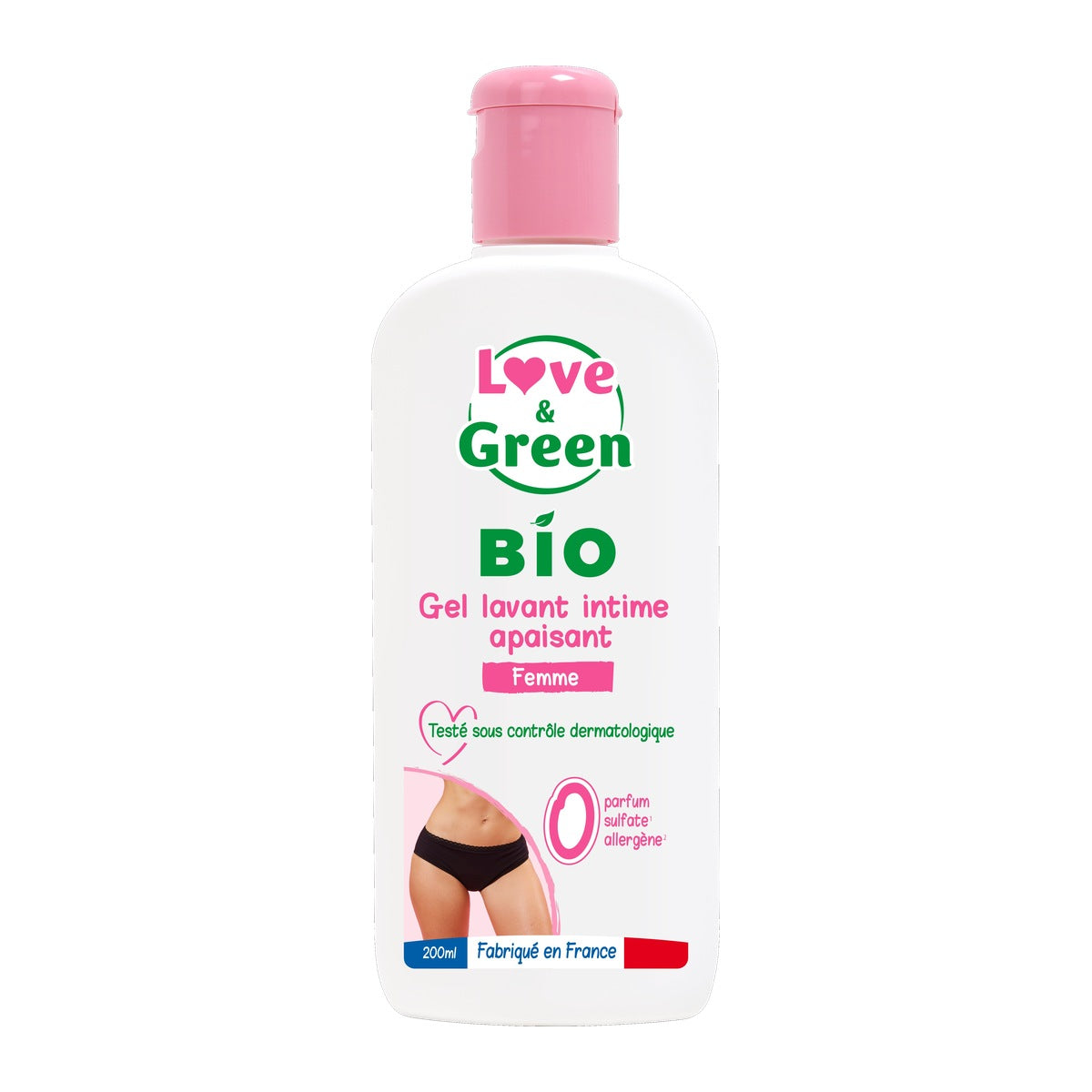 Certified Organic Soothing Intimate Cleansing Gel, Sulphate-Free, Fragrance-Free, 200ml