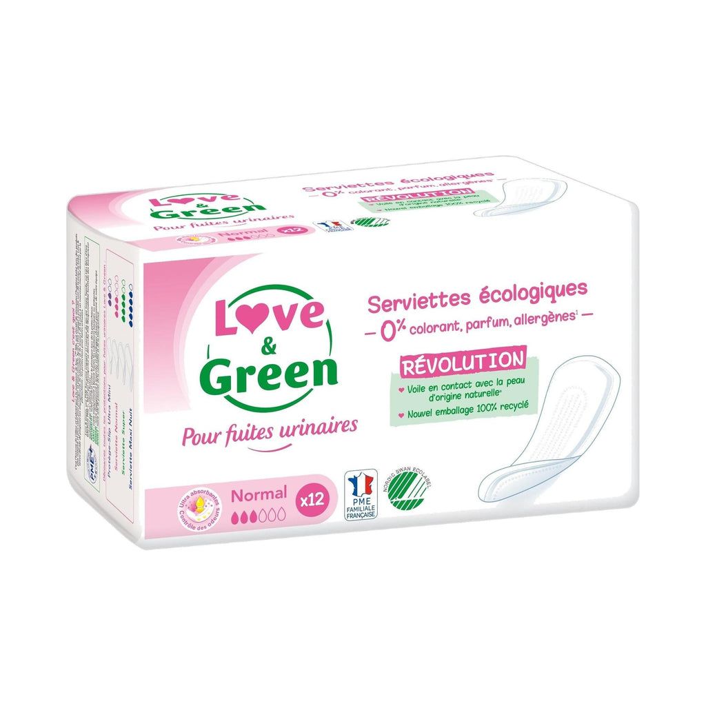 Per Perdite Urinarie Assorbenti Ipoallergenici Ed Ecologici "Normal" X 12