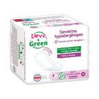Assorbenti ipoallergenici ed ecologici "Notte Extra Large" x 9