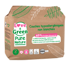 Pure Nature Unbleached Hypoallergenic And Eco-Friendly Nappies Size 2 X 35
