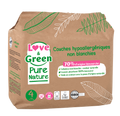 Pure Nature Couches Hypoallergéniques Et Écologiques Non Blanchies T4 X 38
