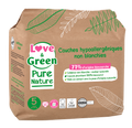 Pure Nature Couches Hypoallergéniques Et Écologiques Non Blanchies T5 X 33