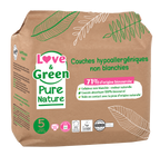 Pure Nature Couches Hypoallergéniques Et Écologiques Non Blanchies T5 X 33
