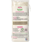 Hypoallergenic 100% Organic Unbleached Cotton Squares - 60 Pads
