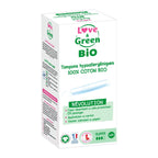100% Organic Cotton Hypoallergenic And Eco-Friendly Applicator Tampons "Super" X 14