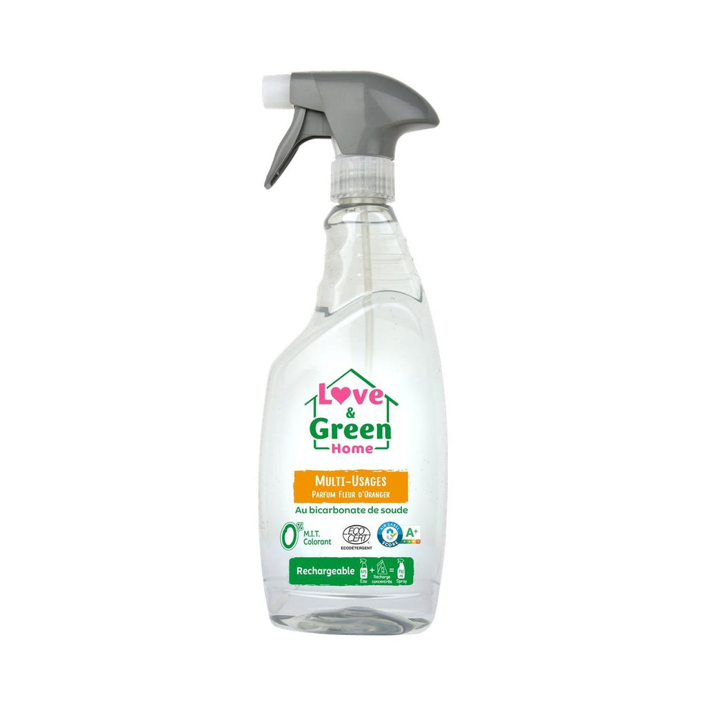 Spray per la casa multiuso ricaricabile profumato al fiore d'arancio - 750 ml