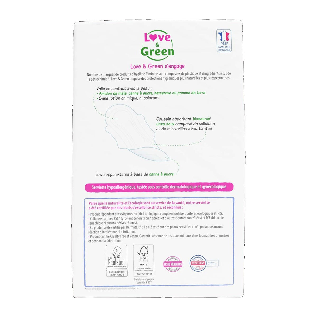 Duopacks Compresas Hipoalergénicas "Noche" X 20 Novedad