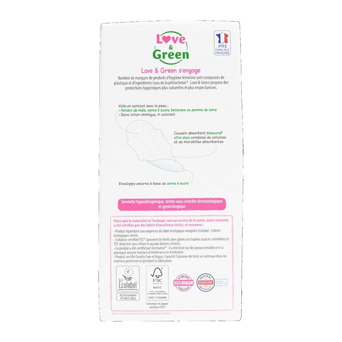 Duopacks Serviettes Hypollergéniques "Normal" X 28 Nouveaute