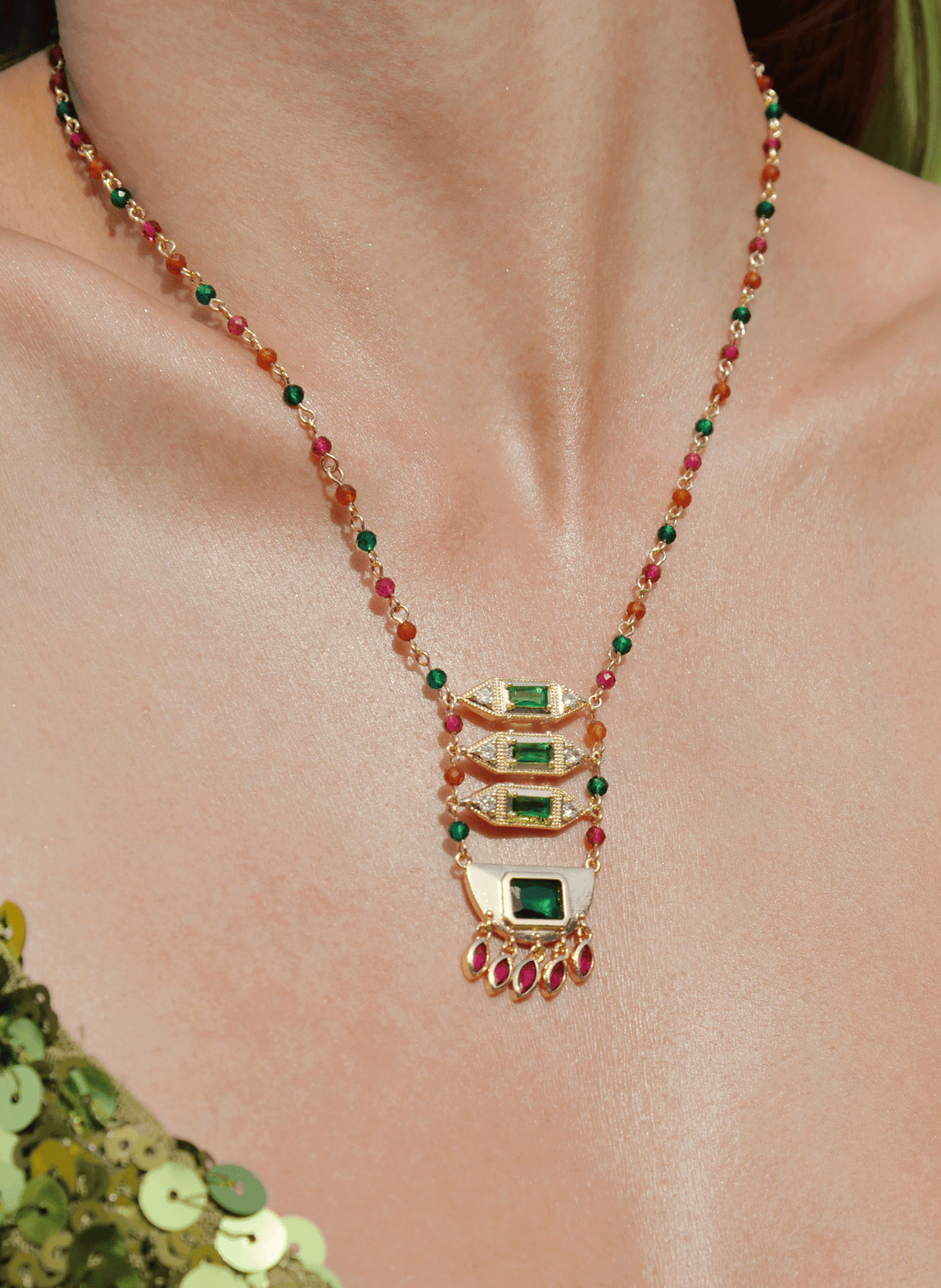 Collier Finaya - Multicolore