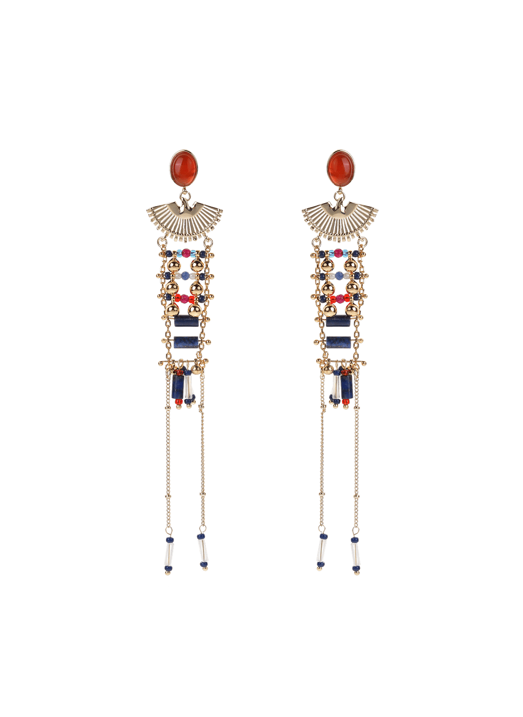 Kaja Earrings - Blue