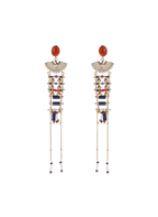 Kaja Earrings - Blue
