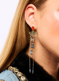 Kaja Earrings - Blue